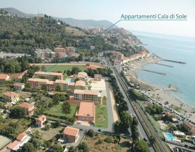 Appartamento Vista Mare Con Piscina Cala Di Sole อิมเปรีอา ภายนอก รูปภาพ